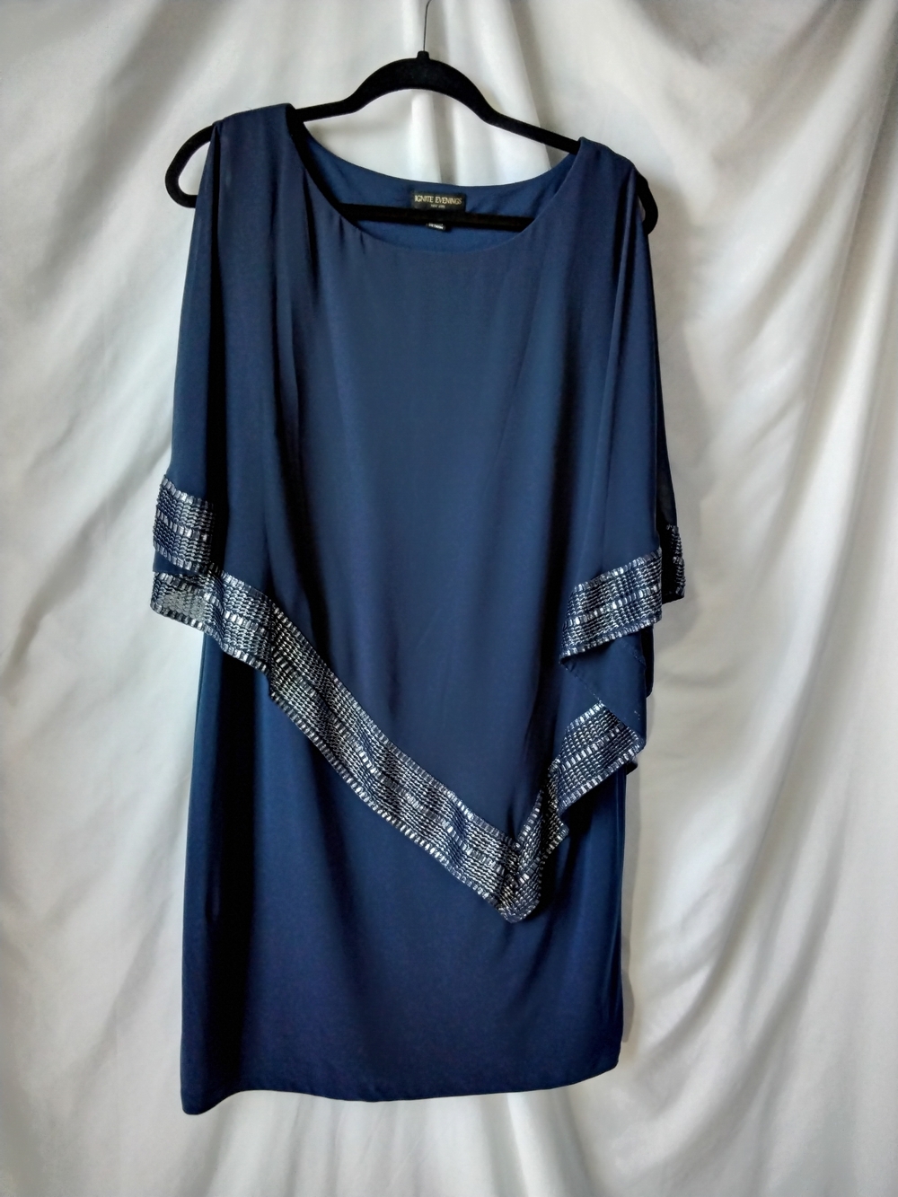 Ignite Evenings Navy Evening Dress
